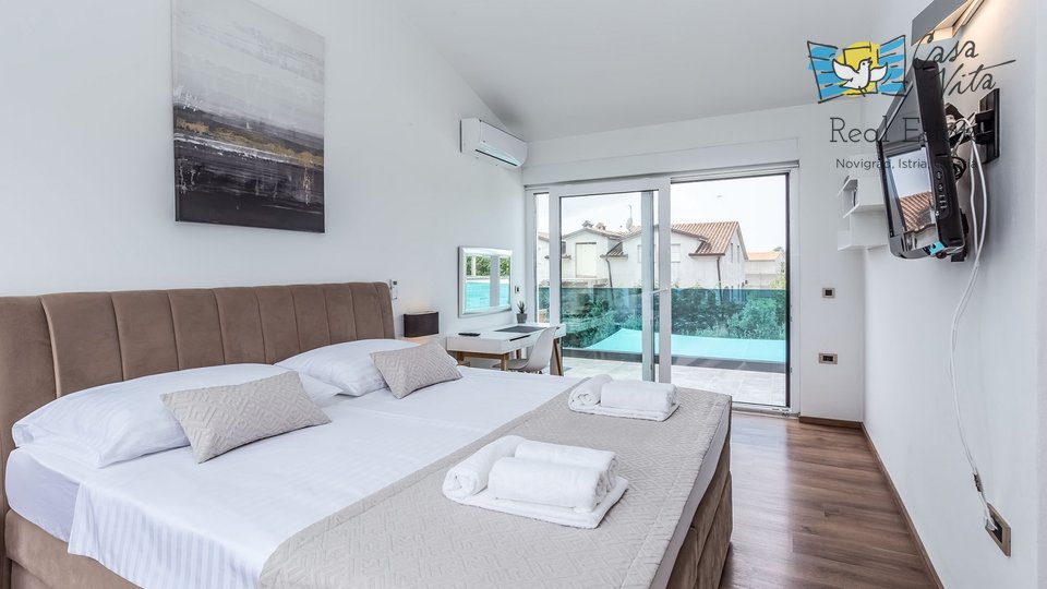 Beautiful and modern villa 10km from the sea and the city of Porec!