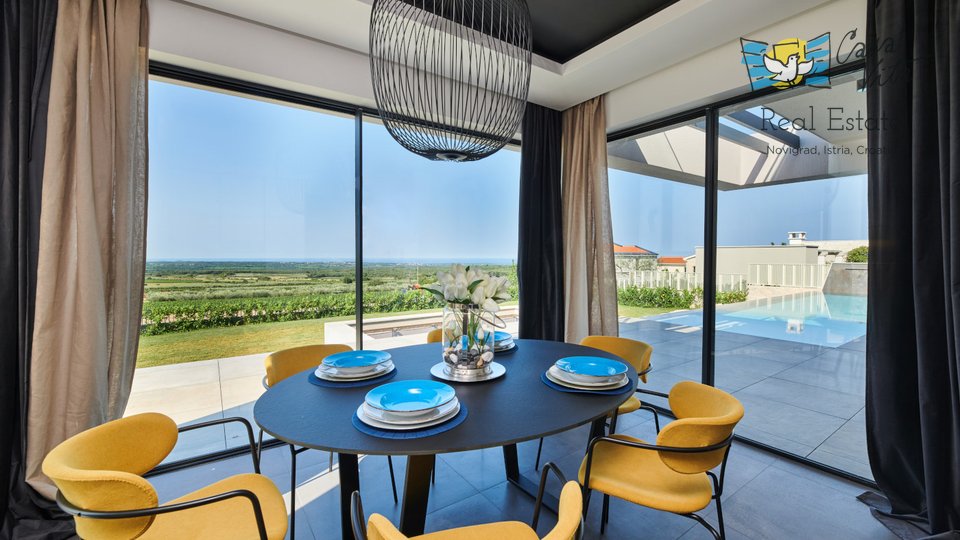 Prekrasna vila  modernog dizajna sa predivnim pogledom na more!