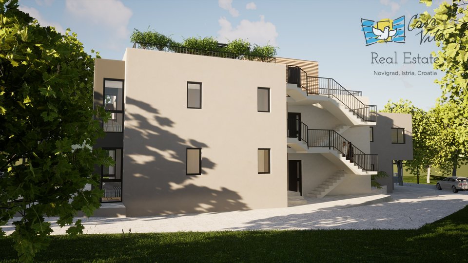 Moderni stanovi u izgradnji u okolici grada Poreča!