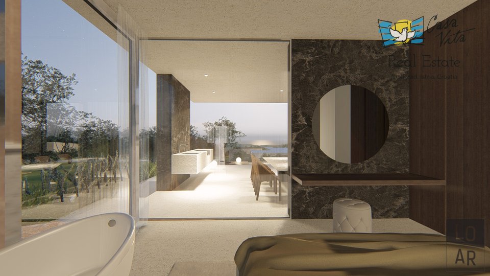 Villa of modern design with panoramic sea views!