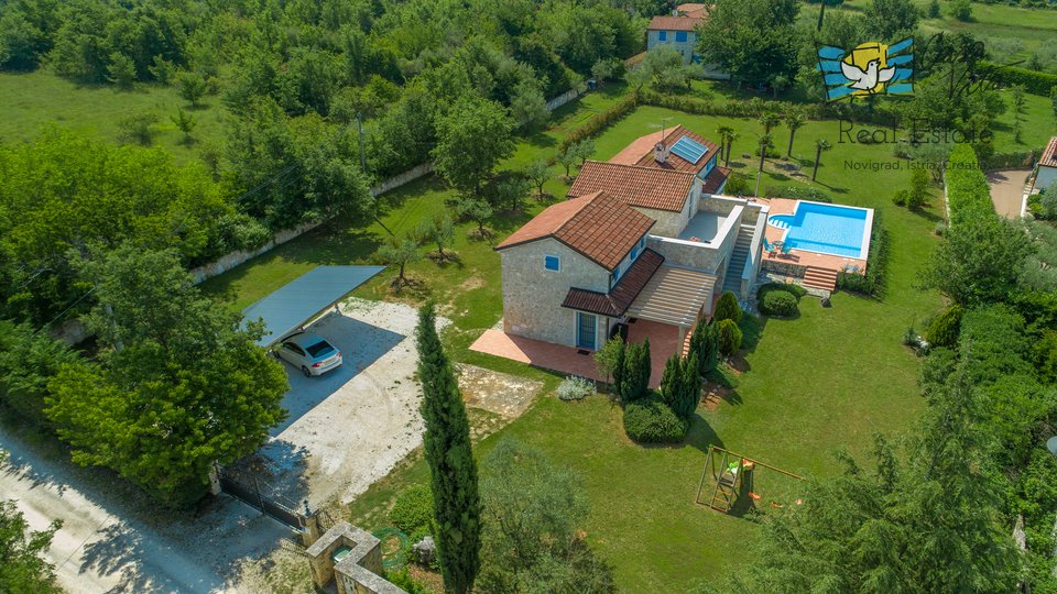 Beautiful stone villa with three residential units, large pool and spacious garden!