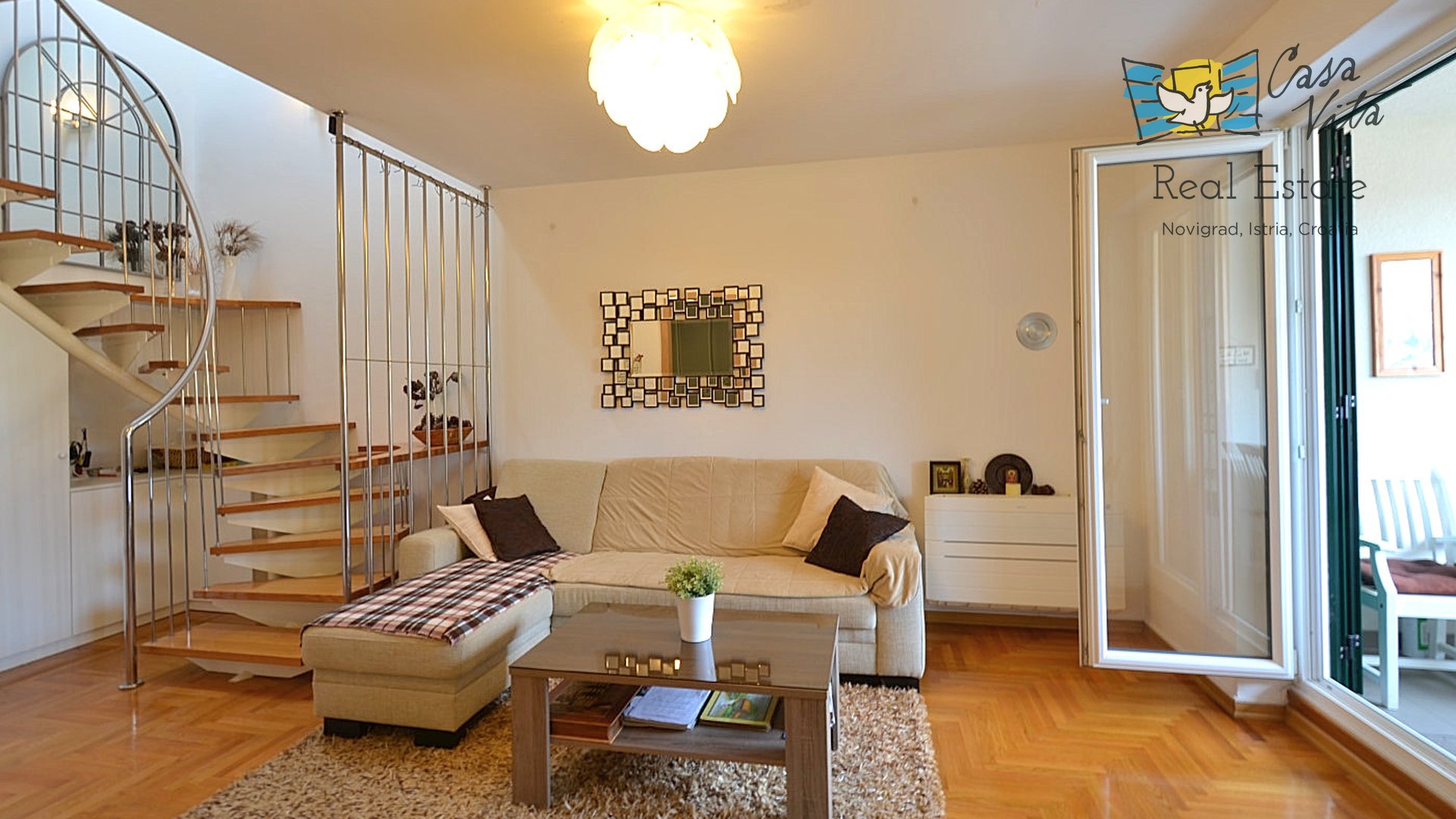 Maisonette-Wohnung in Novigrad, 200 m vom Meer entfernt!