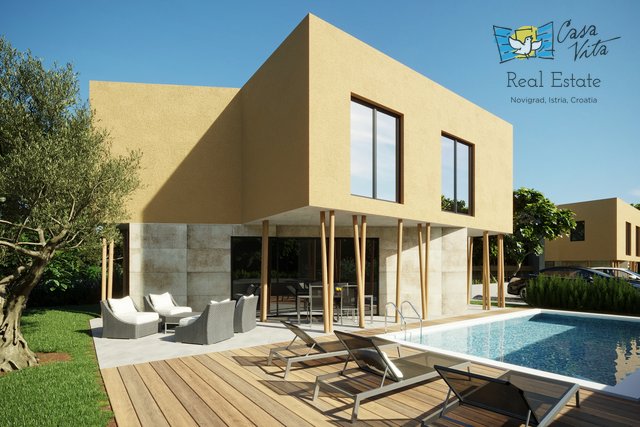 Modern semi-detached houses in the vicinity of Brtonigla!