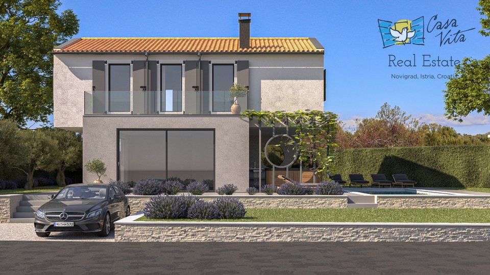 Bella villa in costruzione a 3 km dal centro di Parenzo!