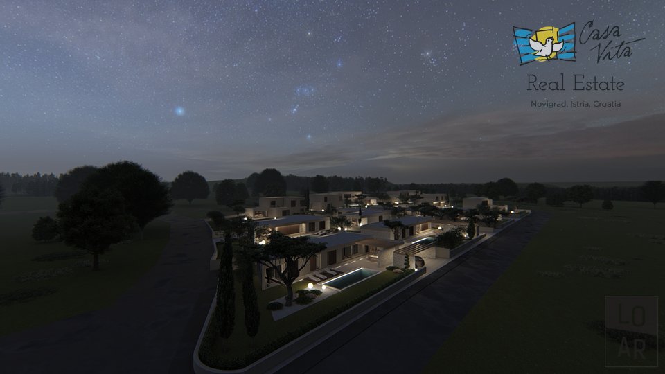Luxury villas under construction with beautiful sea views!