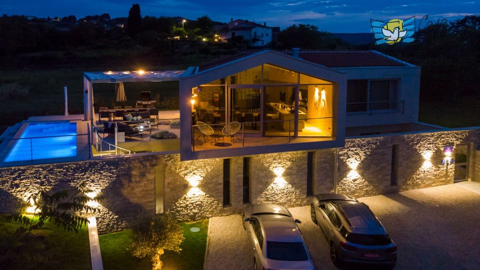 Moderne Villa mit Blick auf Motovun!