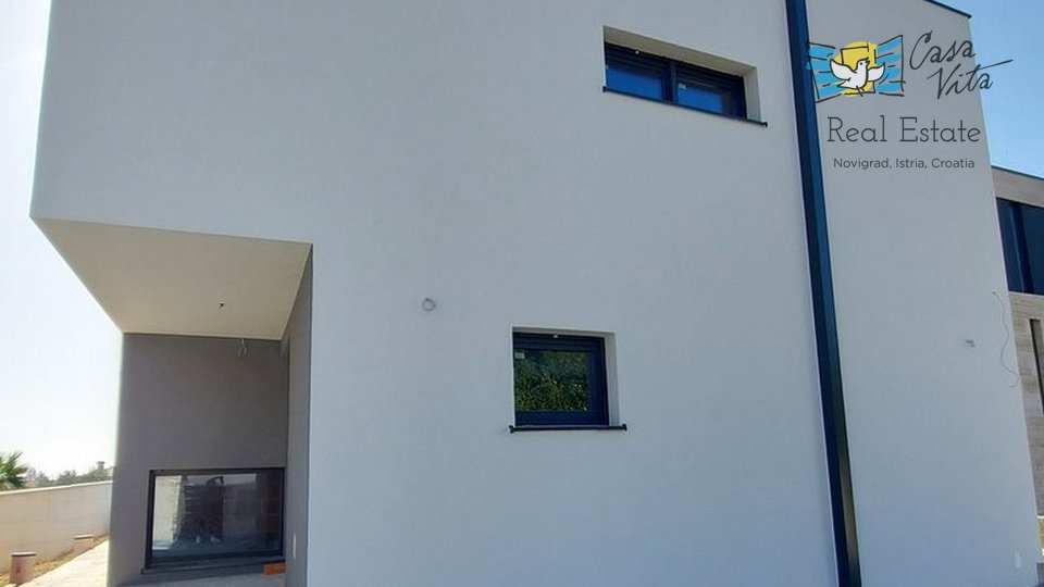 Moderne Villa in Rohbauphase mit Meerblick - Mudulin!