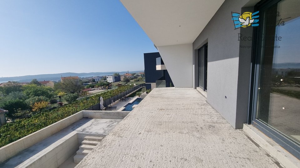 Modern villa in Rohbau phase with sea view - Mudulin!