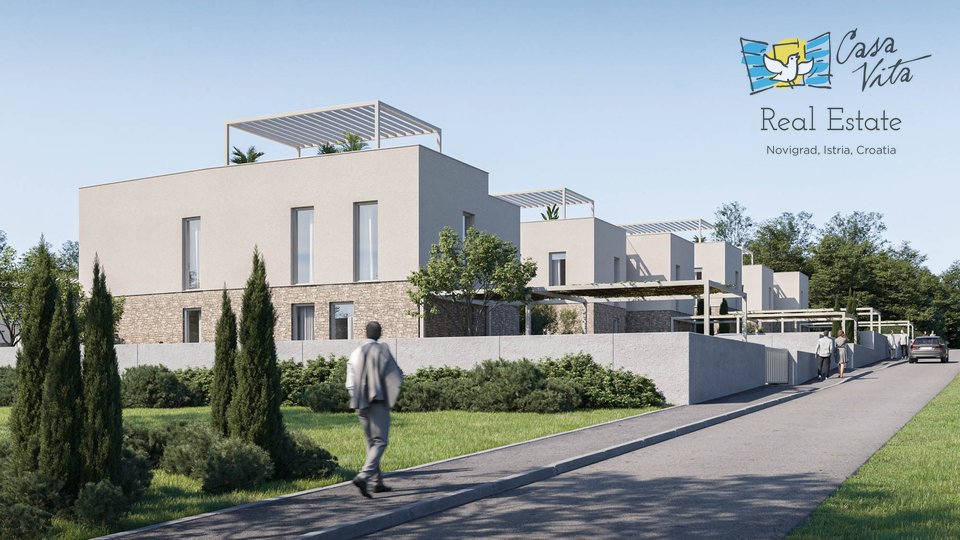 Luxus-Doppelhaushälfte im Bau - Bereich Novigrad!