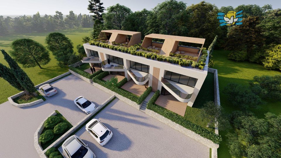 Moderni stanovi u izgradnji u okolici Poreča - stan u prizemlju!