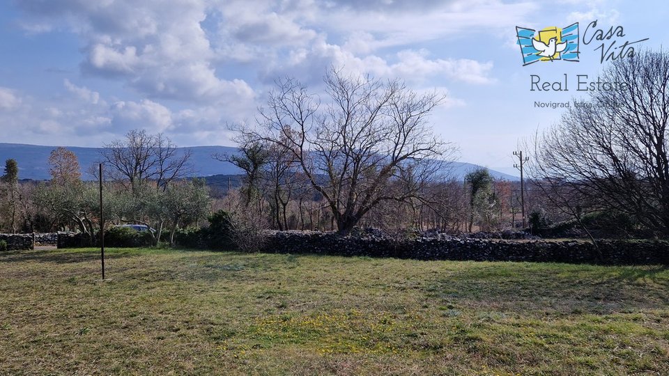 Istrien, Marčana, Rakalj, Baugrundstück 900m2 mit Meerblick zu verkaufen