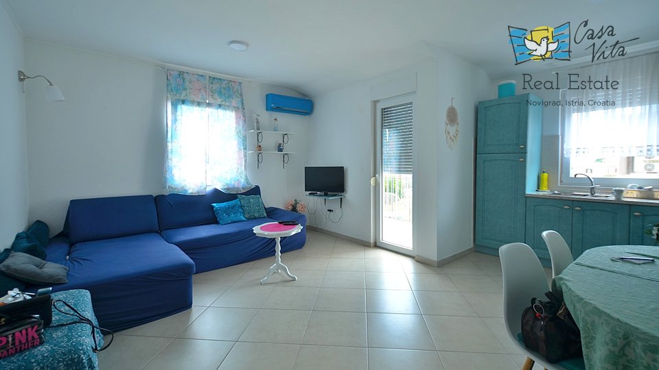Apartment in Novigrad 2000m from the sea and the city center!