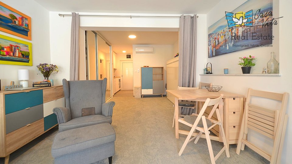 Apartment, 38 m2, For Sale, Novigrad - Mareda