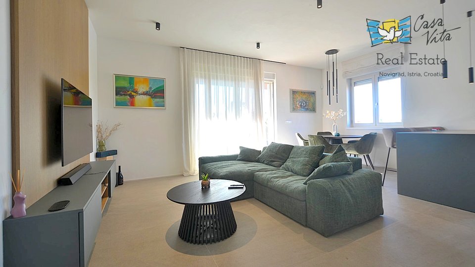 Moderne eingerichtete Wohnung 3000 m vom Meer und dem Zentrum von Poreč entfernt!