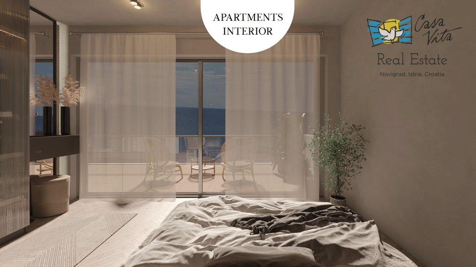 Luxuriöses Apartment in einem neuen Resort am Meer
