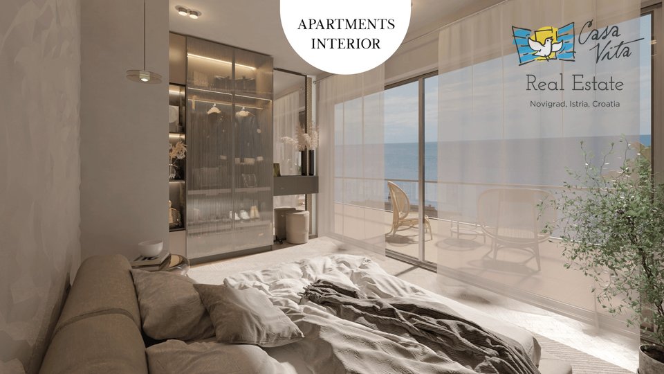 Luksuzno stanovanje v novem resortu ob morju