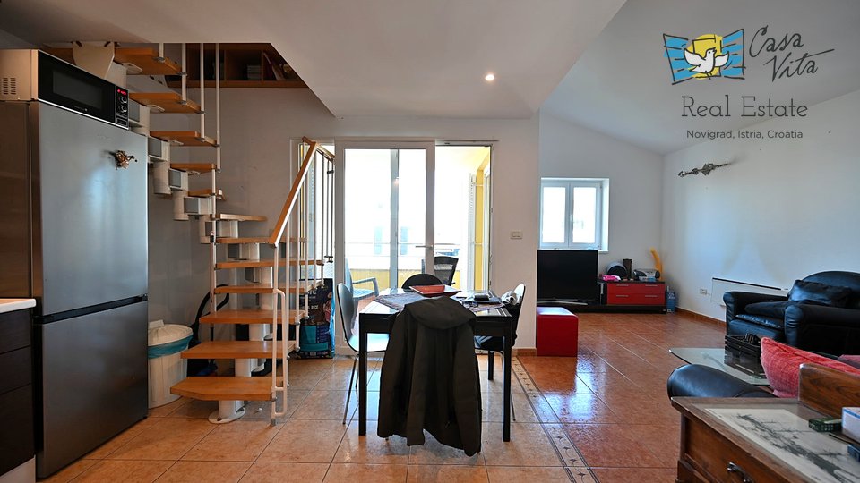 Schöne und funktionale Wohnung in Novigrad, 1200 m vom Meer und dem Stadtzentrum entfernt!