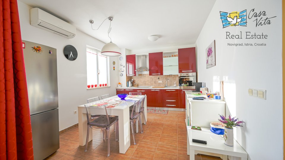 Nice apartment in Novigrad, 1000m from the sea!