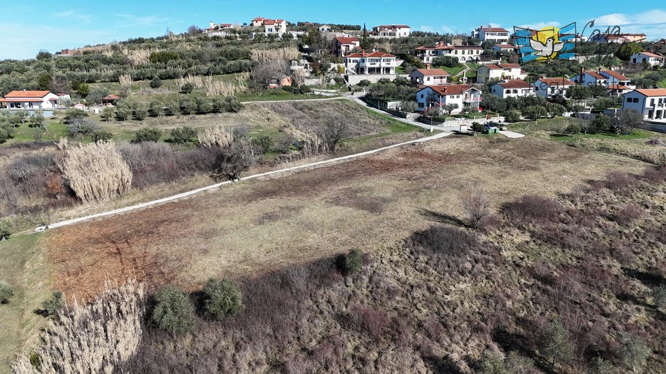 Istria, terreno edificabile per una casa bifamiliare, Buie
