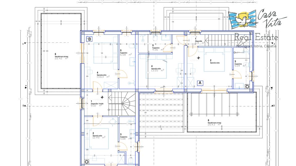 Building plot for a house with a swimming pool