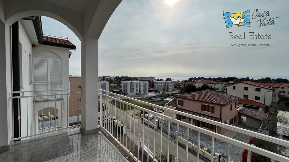 Cittanova, Istria - Appartamento con bellissima vista sul mare!
