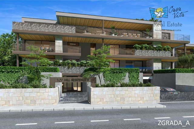 New apartments under construction in Novigrad