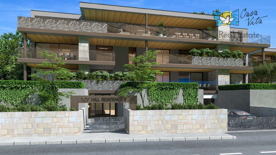 Neue Wohnungen im Bau in Novigrad