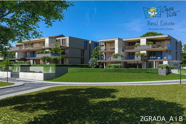 Hochwertige Wohnungen im Bau – Novigrad!