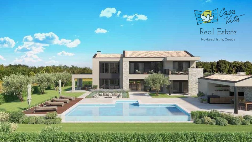 Villa mit Pool in Istrien