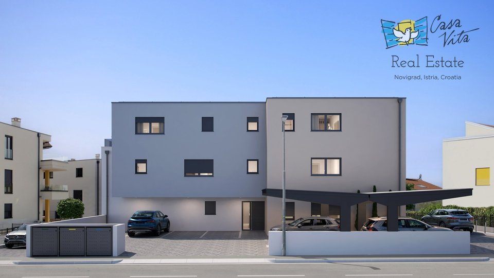 Schöne und geräumige Wohnung in Novigrad - 1000 m vom Meer entfernt!