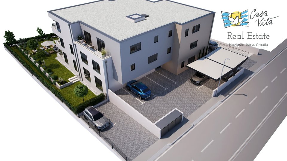 Schöne und geräumige Wohnung in Novigrad - 1000 m vom Meer entfernt!