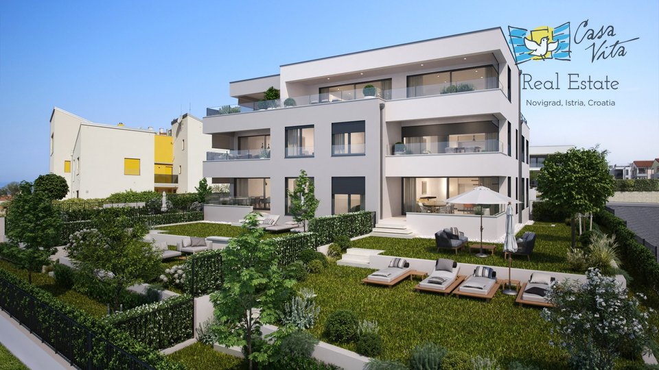 Schöne und geräumige Wohnung in Novigrad - 1000 m vom Meer entfernt!