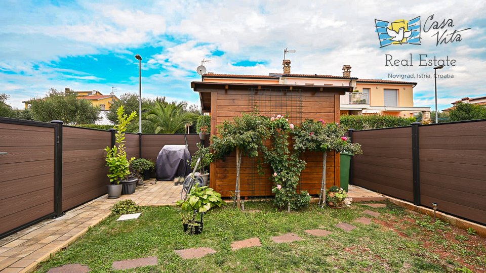 Una casa spaziosa con tre camere da letto e un bel giardino!