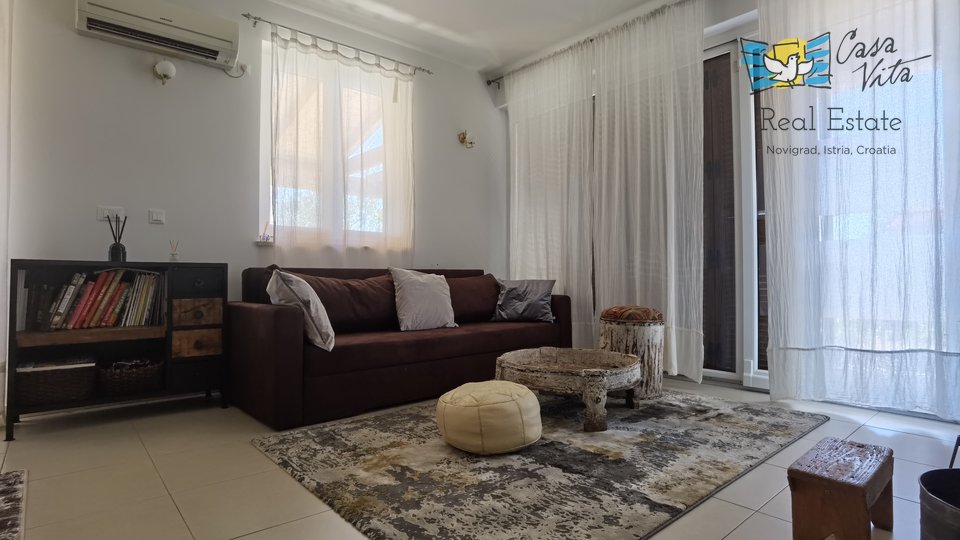 Two-room apartment on the ground floor with a garden not far from the sea and the city center!