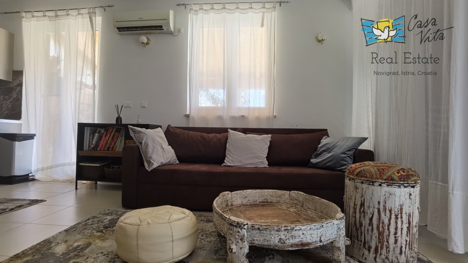 Two-room apartment on the ground floor with a garden not far from the sea and the city center!