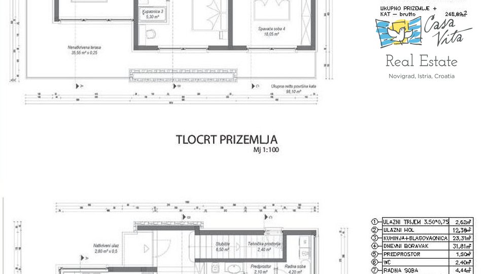 House, 208 m2, For Sale, Poreč