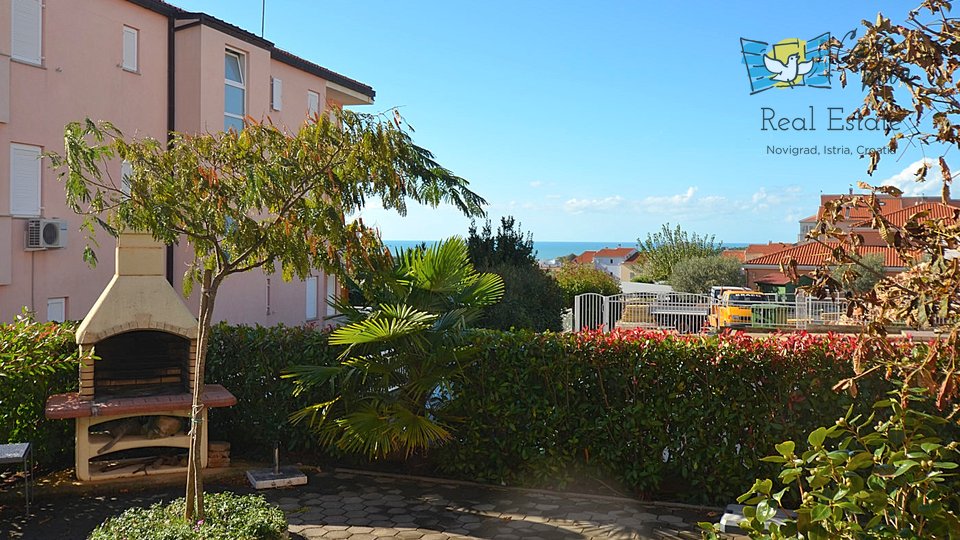 Ground floor apartment with sea view, 1000 m from the sea!