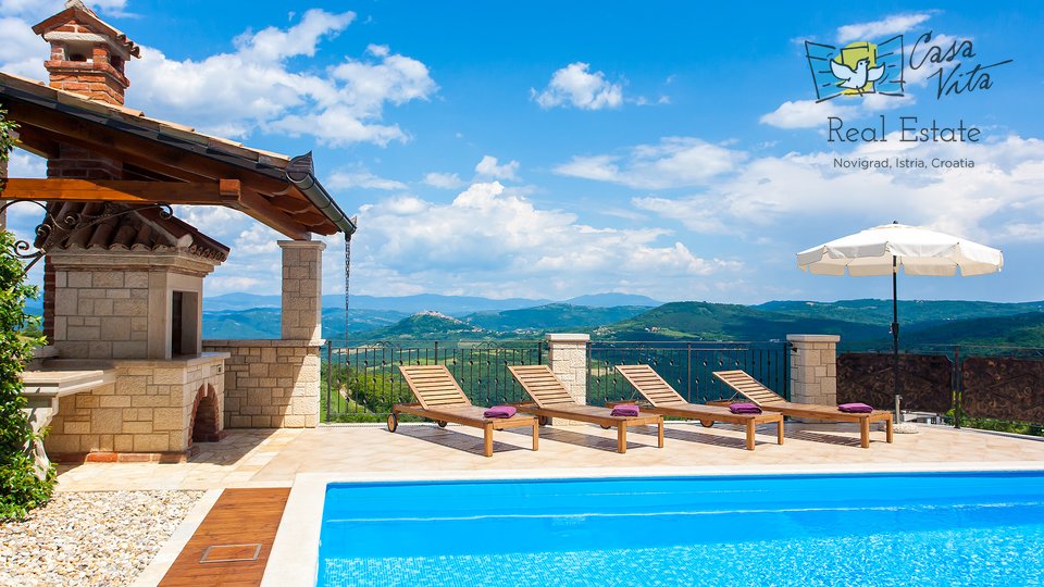 Schöne Villa mit Panoramablick in der Nähe von Porec!